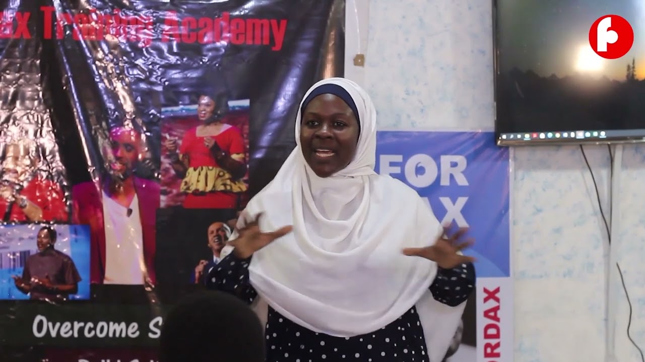 Hajiya Hadiza S  Saliru shares the struggles she had with public speaking